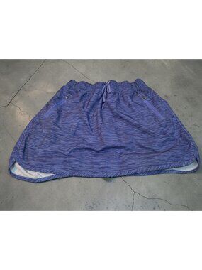 ZX Outdoor Lifestyle Womens Blue Athletic Skort With Built-In Shorts & Zipper Po